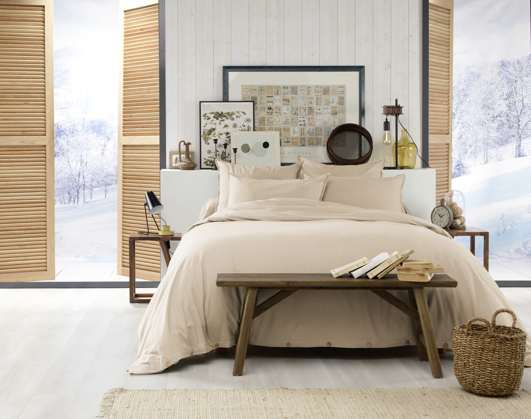 parure de lit flanelle coton