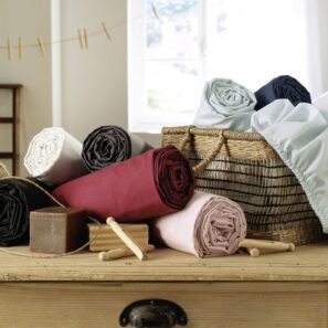 Spannbetttuch Baumwolle 57 Fäden AMBRE