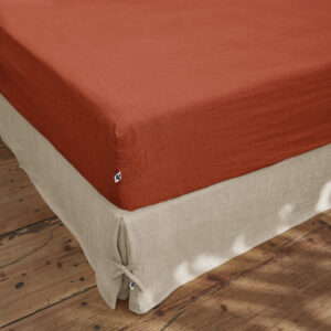 Fitted sheet Linen SOLINE