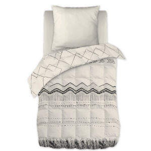 Printed duvet + 1 Berber pillowcase (single bed)