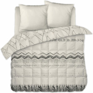 Printed duvet + 2 Berber pillowcases (double bed)