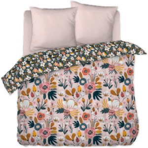 Edredón estampado + 2 fundas de almohada Champêtre (cama doble)