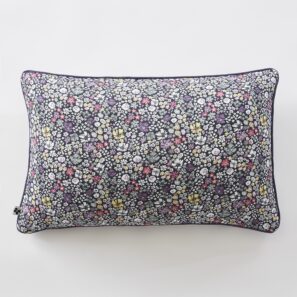 Funda de cojín de gasa de algodón estampada MALIA - 40 x 60 cm