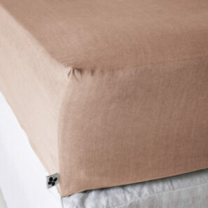 Drap-housse LYSANDRE en lyocell, coloris « Blush »