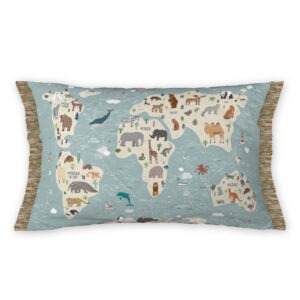 Cushion cover with MAP cotton fringes