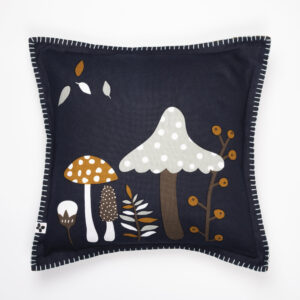 AMANITE cotton horse-stitch cushion cover