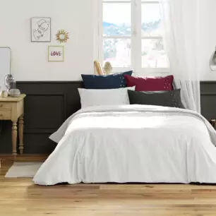 AGATHE duvet cover, colour « Coco »