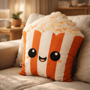 Coussin déhoussable coton FRESH POPCORN
