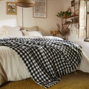 GABRIEL fringed bedspread