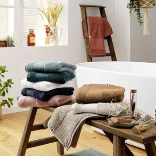 Towel 90 x 150 cm plain terry GARANCE