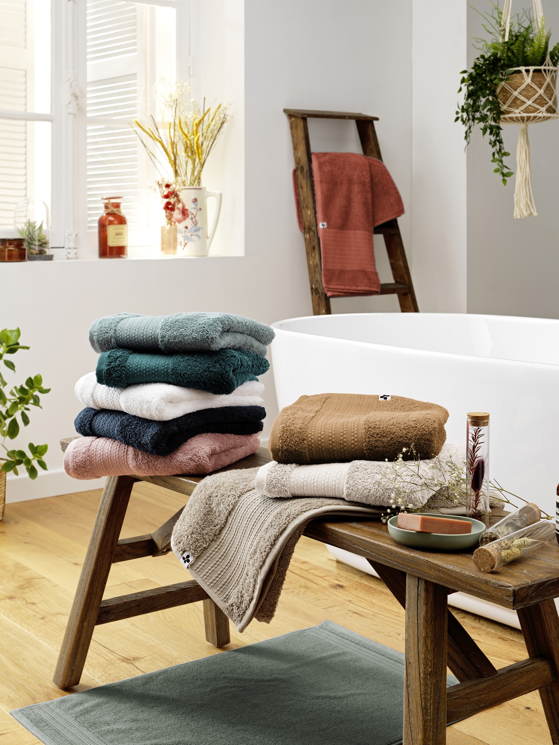 GARANCE-amb-colorama-LDB-2024 Drap de bain coton bio