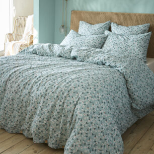 Duvet cover printed cotton gauze MARGUERITE