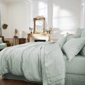 Duvet cover washed linen SOLINE