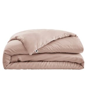 Housse de couette Bambou SALOMÉ - 240 x 220 cm, Blush