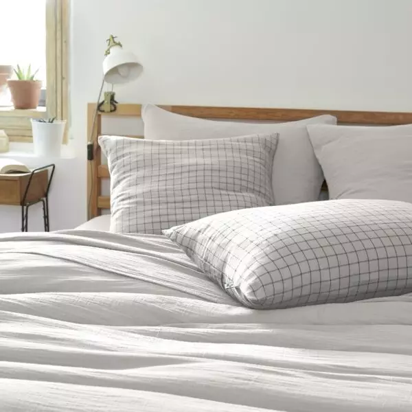 Funda de almohada de gasa de algodón GAÏA MIX