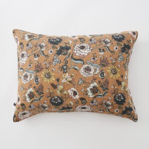 CAMÉLIA printed cotton gauze pillow case