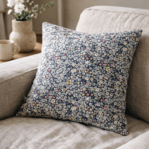 MALIA printed cotton gauze pillow case