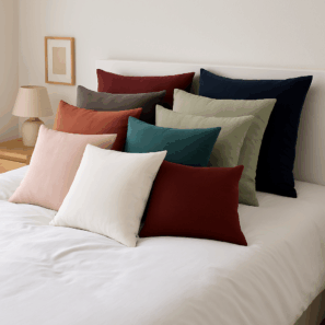 taie d’oreiller gaze de coton gaia de l'effet papillon