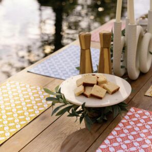 Set de table enduit Fatou recyclé 33 x 48 - Alizee