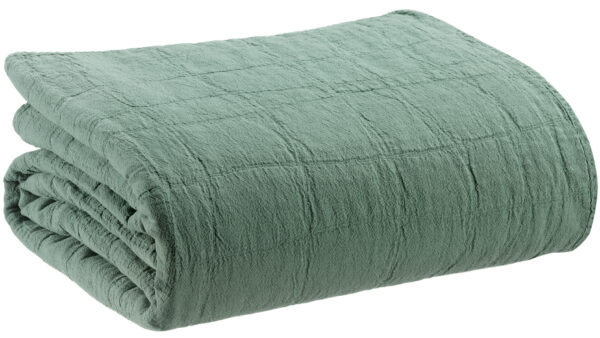 Titou bedspread, colour « verdigris »