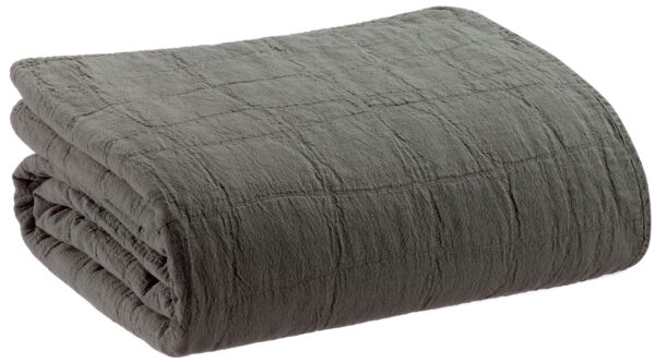 Titou bedspread, colour « carbon »