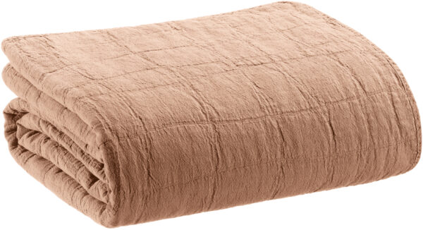 Titou bedspread, colour « sugared almond »