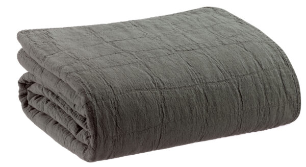 Titou bedspread, colour « carbon »