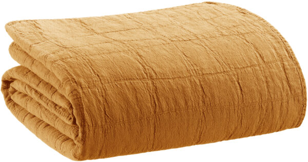 Titou bedspread, colour « Havane »