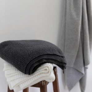 Plaid tricot recyclé Danilo 130 x 160