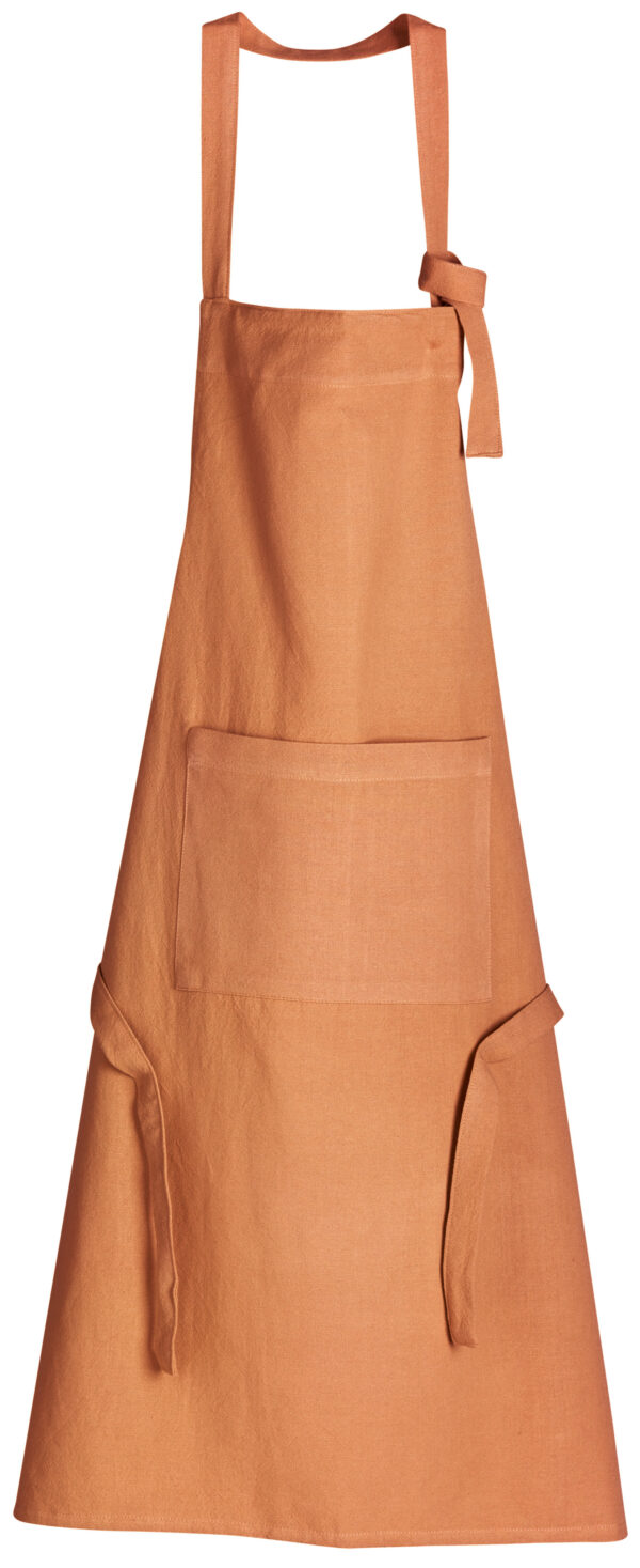 Tablier de cuisine recyclé Ada 72 x 85 - Caramel