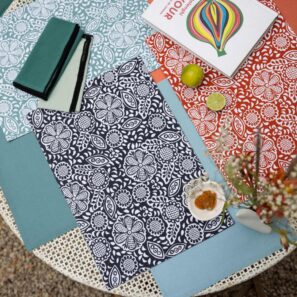 Set de table enduit Kira recyclé 33 x 48