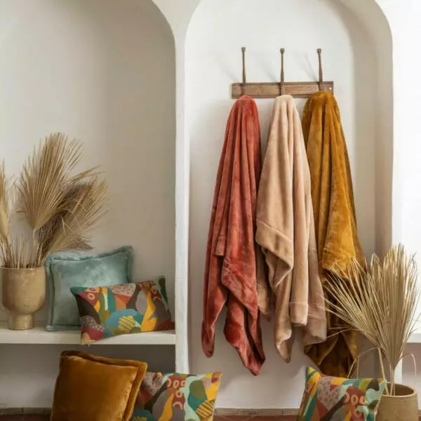 Coussin brodé Izel Minéral
