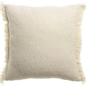 Coussin Jane, coloris « neige »