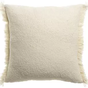 Coussin Jane, coloris « neige »