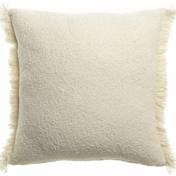 Coussin Jane, coloris « neige »