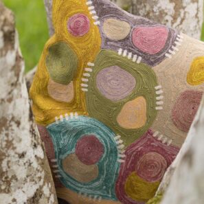 Coussin brodé Nestor Mineral