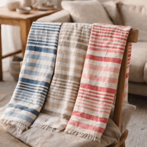 2 sets de table recyclés Laora 33 x 45