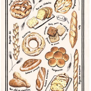Torchon Pains de France Ecru 48 X 72