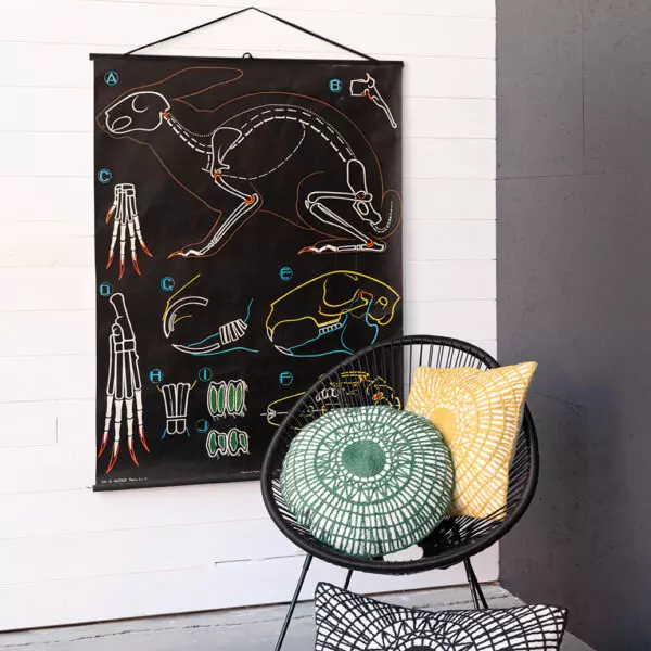 Noa embroidered cushion