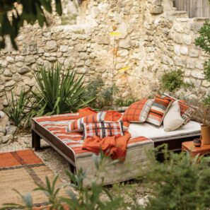 Chemin de lit stonewashed Zeff Eden 90 x 240 - Marmelade
