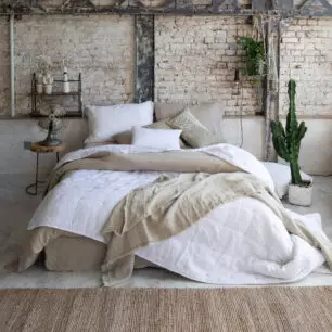 Cubrecama Zeff con efecto «stonewashed», 90 x 240