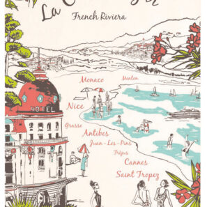 Torchon Cote d'Azur Ecru 72 X 48