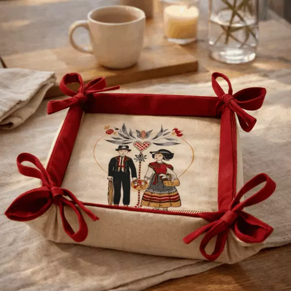Cestino per il pane Boem Beige 20 x 20 x 7