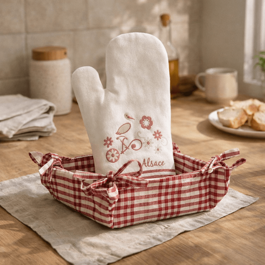 Corbeille à pain Harz Rouge 20 x 20 (IA)