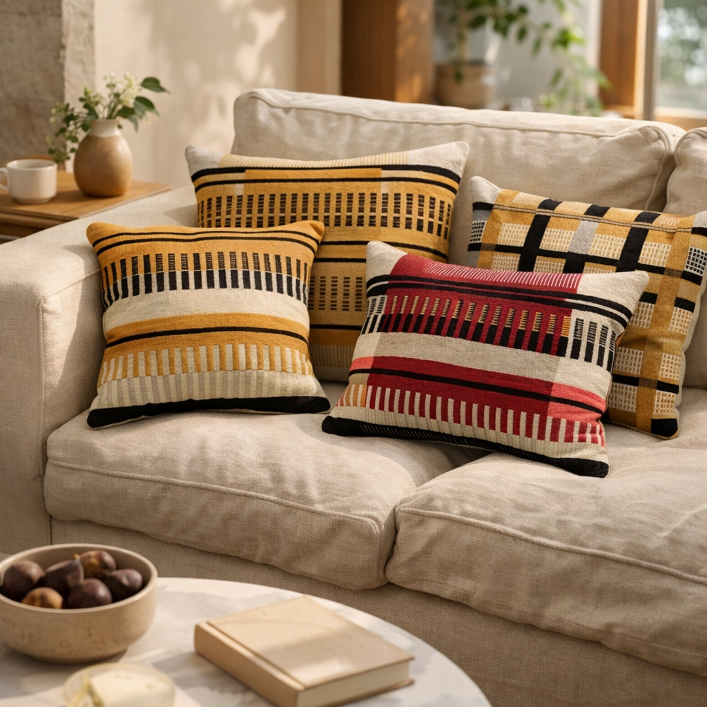 Coussin Eden brodé (IA)