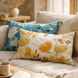 Coussin Kanoa brodé 40 x 65