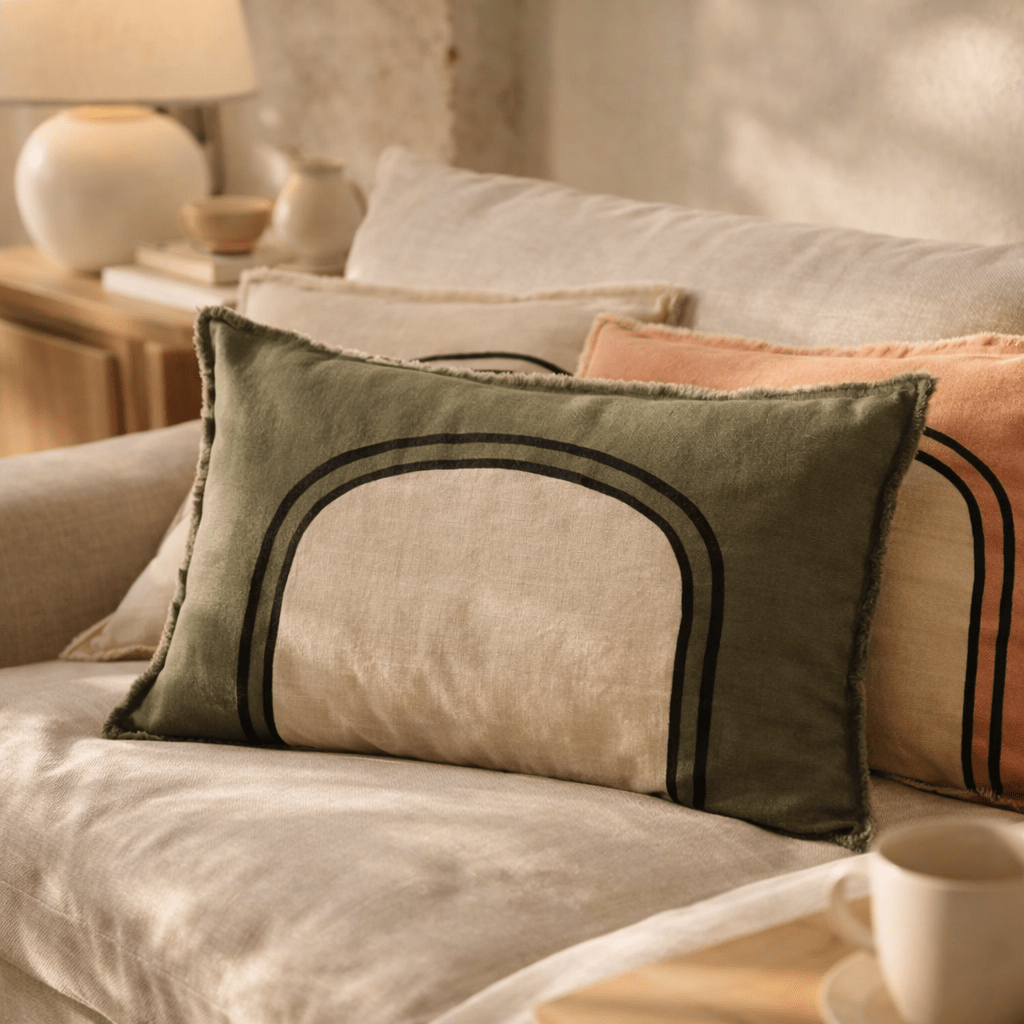 Coussin bicolore Laly 40 x 65 (IA)