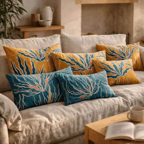 Coussin imprimé Alga outdoor