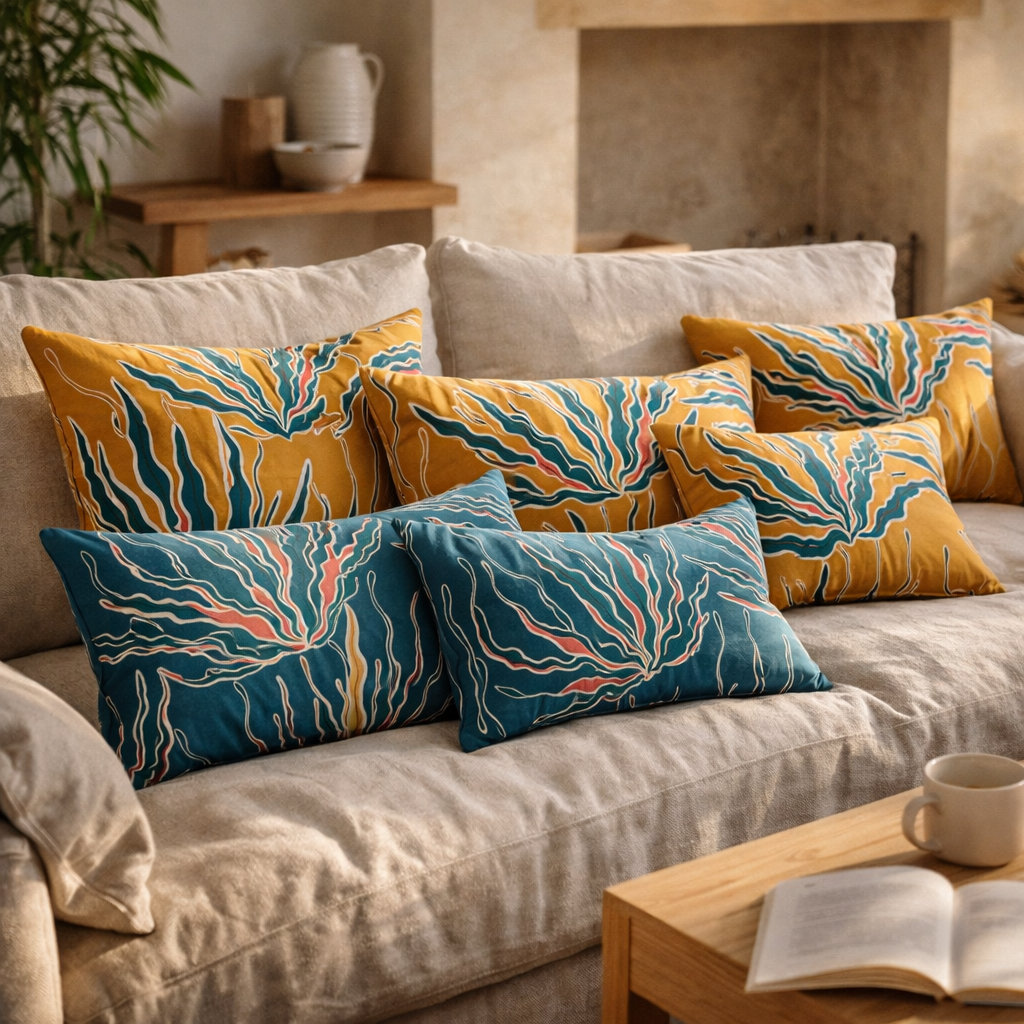 Coussin imprimé Alga outdoor (IA)