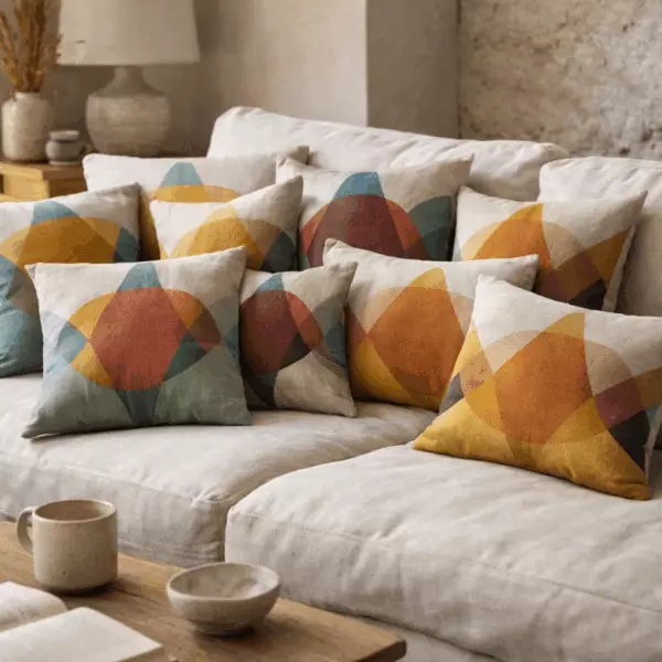 Zeff Malory printed cushion